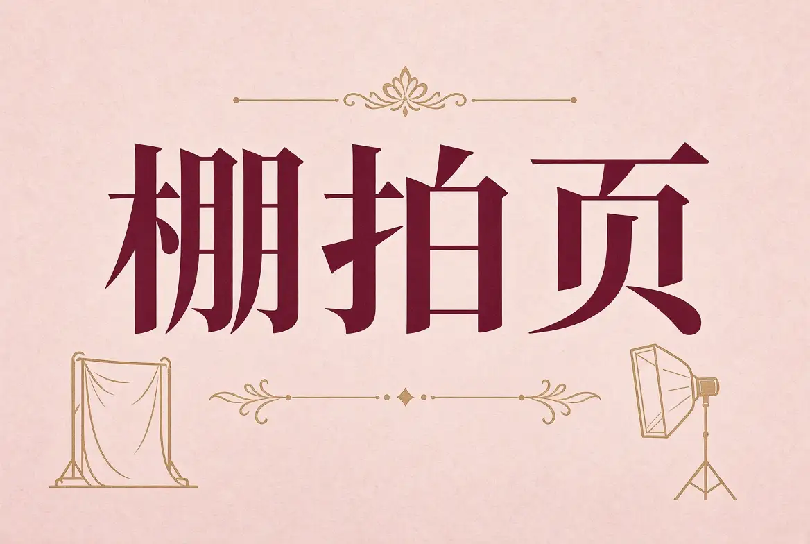棚拍页:在可控空间里看人物